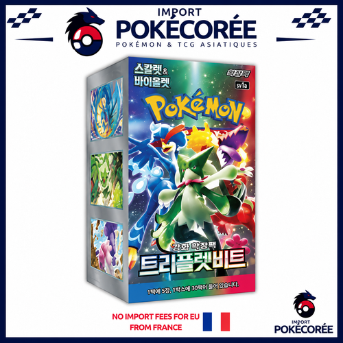Display Pokémon SV1a Triple Beat Coréen