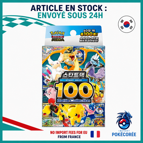 Deck Pokémon MC100 Coréen