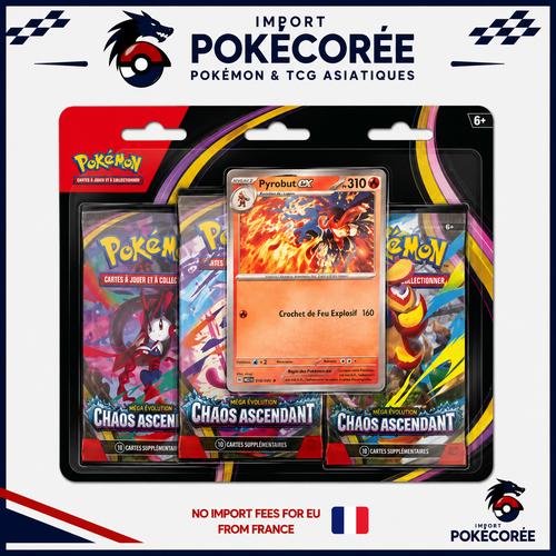 Pokémon Tripack ME4 Chaos Ascendant