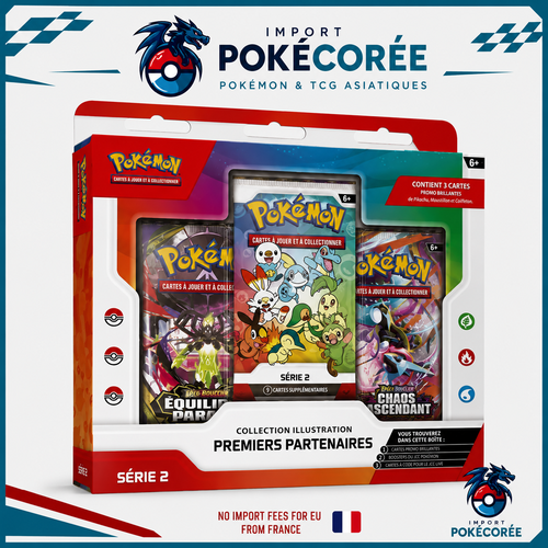 Case x6 Coffret Pokémon Premiers Partenaires Série 2