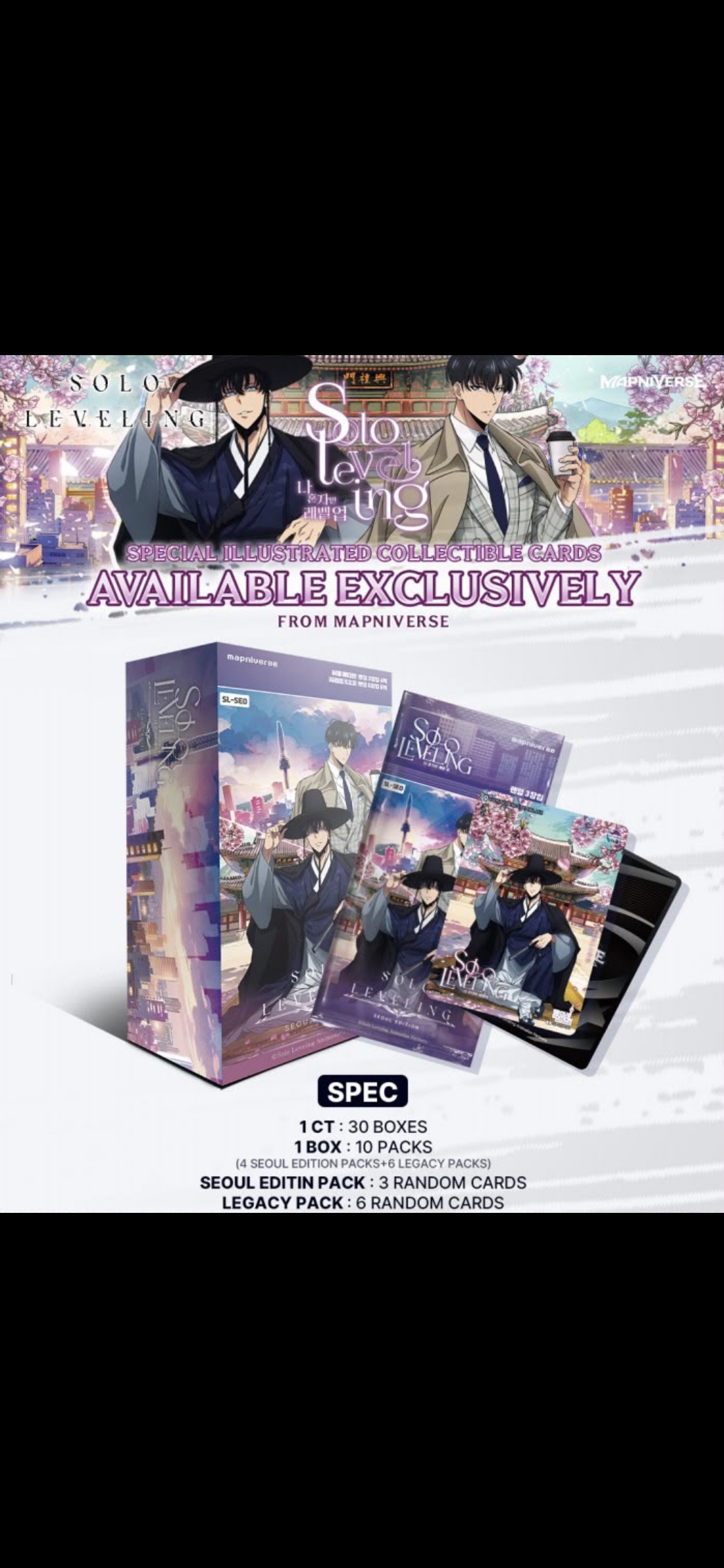 Display Solo Leveling Seoul Edition