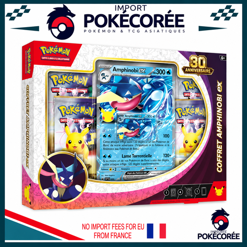 Coffret Pokémon Amphinobi 30 Ans