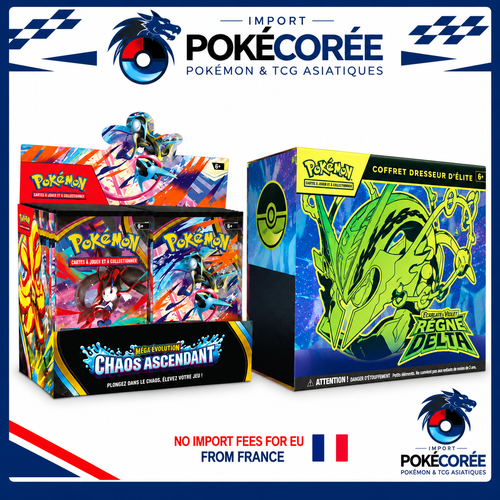 ETB Pokémon ME6 Règne Delta - ME4 Chaos Ascendant