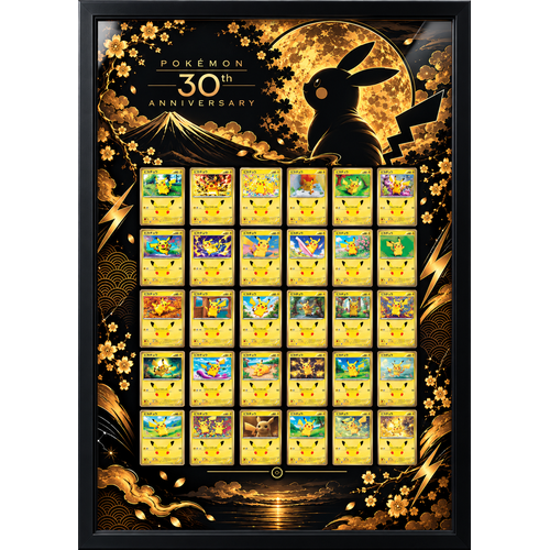 Cadre Pokémon 30 Pikachu Célébrations