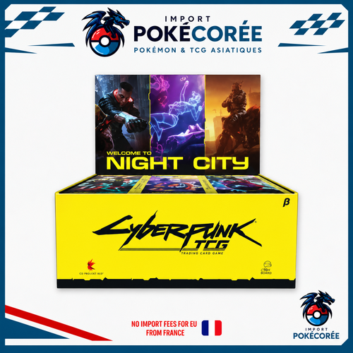 Display Cyberpunk 2077 TCG Welcome to Night City